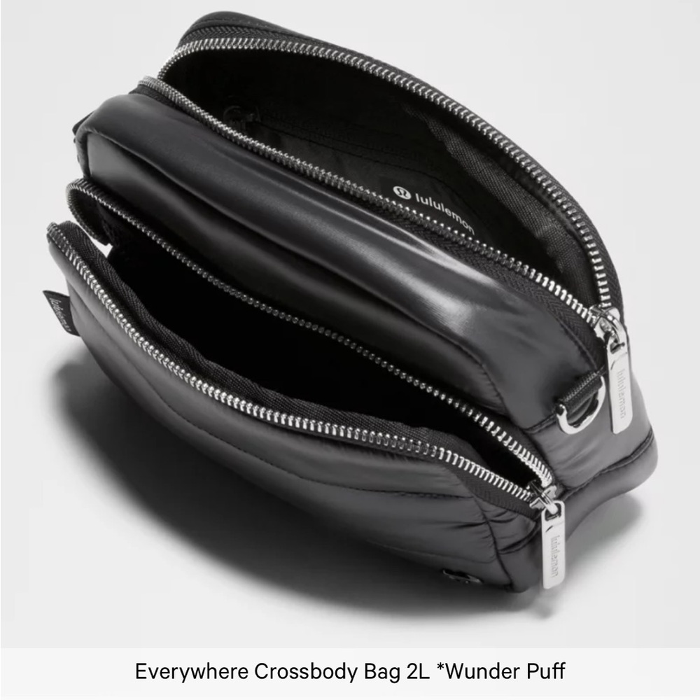 NWT- Everywhere Crossbody- 2L- Black Wanderpuff- W/Crossbody Strap - Picture 7 of 13